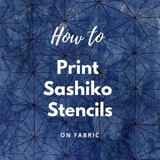 Sashiko Tutorial, Sashiko Stencils, Boro Stitching, Sashiko Pattern, Stencil Fabric, Japanese Quilts, Sashiko Embroidery, Learn Embroidery, Japanese Embroidery