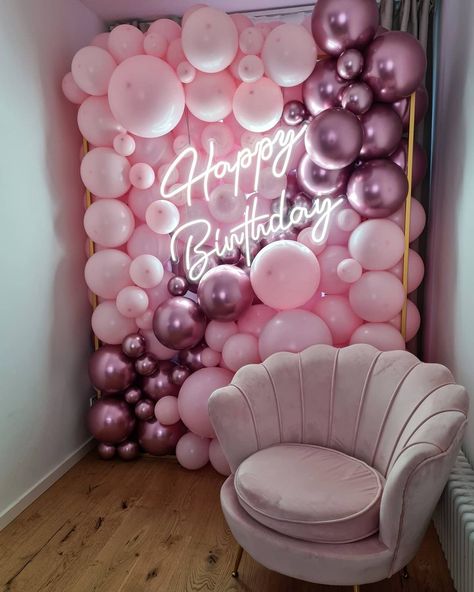 Happy Birthday Prayer, Luxury Event Design, Cherry Blossom Party, Photowall Ideas, Deco Ballon, Diy Balloon Decorations, Birthday Party Theme Decorations, Birthday Balloon Decorations, Diy Birthday Decorations