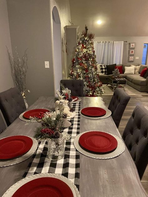 Christmas Decorations Centerpiece, Christmas Decorations Apartment, Christmas Tree Decorating Themes, Christmas Apartment, Cozy Christmas Decor, Christmas Decor Inspiration, Christmas Kitchen Decor, Christmas Tree Inspiration, Christmas Themes Decorations