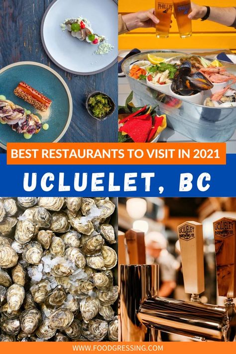 Travel Vancouver Island, Ucluelet Bc, Travel Vancouver, Oyster Recipes, Eat And Drink, Breakfast Options, Fish And Chips, Short Ribs, Vancouver Island