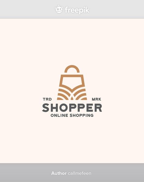 Logo Bag Shop, E Shop Logo, Bag Logo Ideas, Logo For Bags Brand, Logo Bag Design, Online Shop Logo Design, Urban Logo Design, Bag Logo Design, Shopping Bag Logo