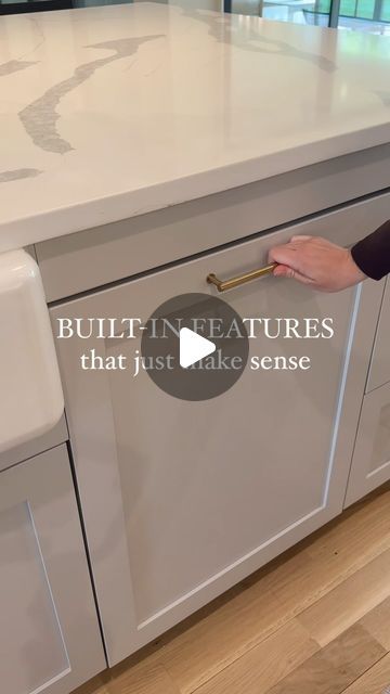 Pike Properties on Instagram: "Built-in Features at 407 Hunter 🧑‍🍳  * Built-in Pantry * Refrigerator & Freezer * Microwave * Utensils Drawer * Dishwasher * And More!   #pikeproperties 🛠️ @pikeproperties" Kitchen Island Fridge Drawer, Built In Kitchen Appliances Layout, Kitchen Pantry With Microwave, Refrigerator Drawers In Kitchen, Built In Upright Freezer, Kitchens With Built In Refrigerator, Built In Kitchen Organization Ideas, Fridge Drawers In Island, Freezer Ideas Decor