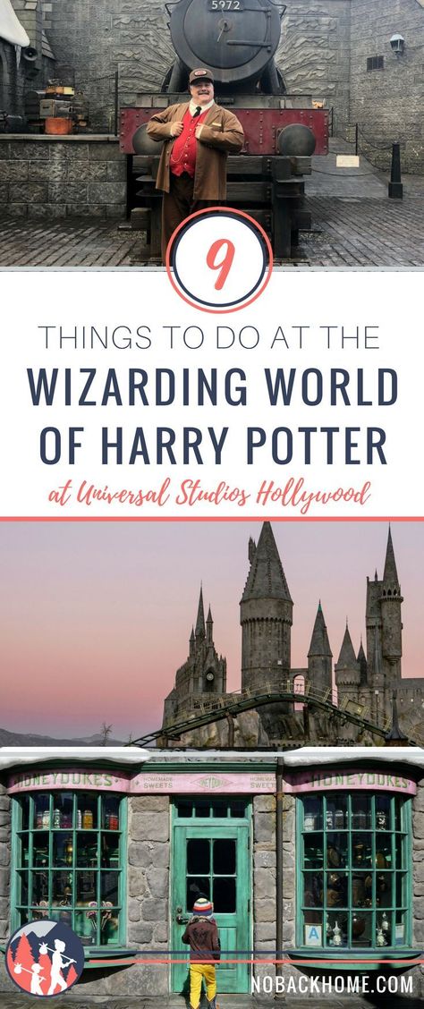 Are you planning a trip to California and you want to visit the Wizarding World  of Harry Potter. Check out these tips and top 9 things to do at Universal Studios Hollywood. #harrypotter #universalhollywood #tips #thingstodo #hogwarts California Tourist Attractions, California Cities, Southern California Travel, Universal Studios Outfit, Universal Hollywood, Map California, Places To Visit In California, Harry Potter Universal Studios, Trip To California