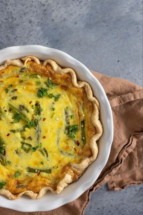 Short Windows, Asparagus Quiche Recipes, Magnolia Table Recipes, Joanna Gaines Recipes, Take A Meal, Asparagus Quiche, Magnolia Table, Savory Pastry, Quiche Recipe