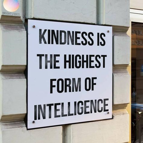 Follow @bandaidforheart for more ❤️ Via @brightvibesmedia Funny Billboards, Manifest Love, Word Nerd, Ways To Be Happier, Kindness Matters, Different Quotes, Mind Tricks, Kindness Quotes, Health Motivation