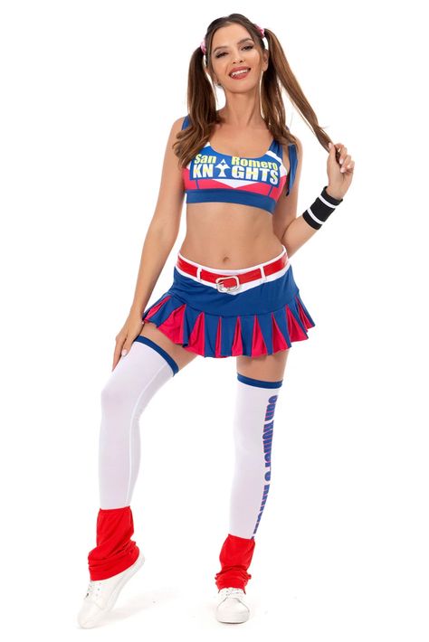 Lollipop Chainsaw Juliet Starling Cosplay Costume Top Skirt Outfits Halloween Carnival Suit - Cosplay Costumes - AliExpress Juliet Starling Cosplay, Juliet Starling, Lollipop Chainsaw, Suit Cosplay, Trendy Halloween Costumes, Red Rooms, Trendy Halloween, Halloween Party Costumes, Halloween Carnival