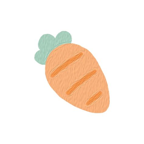 Kawaii Stickers Png, Apps Kawaii, Carrot Drawing, Rabbit Icon, Pastel Stickers, Pastel Iphone Wallpaper, Orange Icons:), Fruit Icons, Cat Emoji