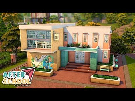 The Sims 4 Recreation Center, Sims 4 Modern Community Lots, Sims 4 Commercial Builds, Community Lot Sims 4, Sims 4 Arts Center, Sims 4 Art Center, Oasis Springs Community Lot, Sims 4 Community Center, Sims 4 Rec Center