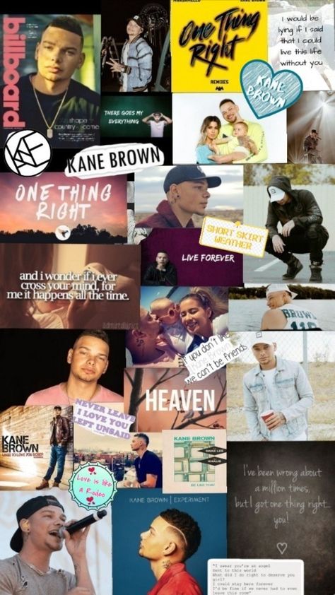 Kane Brown Collage Wallpaper, Kane Brown Wallpaper, Country Singer Aesthetic, Kane Brown Songs, Wallen Wallpaper, Madea Quotes, Kane Brown Music, Tupac Wallpaper, Western Clothes