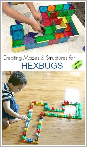 Hexbug Maze, Stem Activity For Kids, Stem Activities For Kids, Magna Tiles, Preschool Science Activities, Engineering Activities, Construction For Kids, Stem Activity, Steam Activities