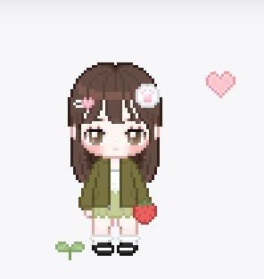 App: My Little star My Little Star, Pixel Art, Green, Art