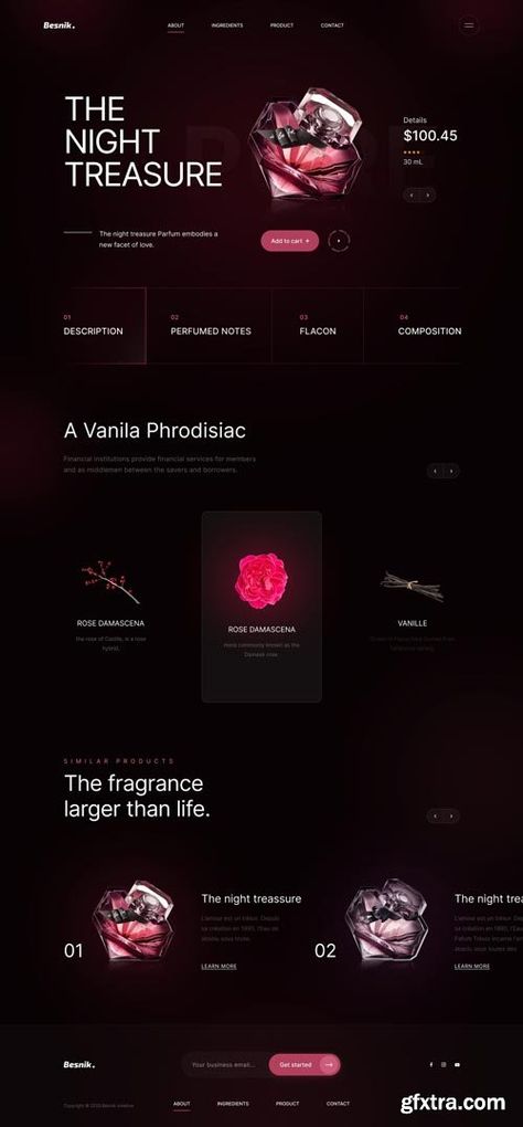 Lancome Perfume, Ppt Template Design, Luxury Website, Fragrance Store, Best Landing Pages, Best Website Design, Modern Website Design, Creative Website, Webdesign Inspiration