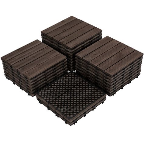 Outdoor Wood Flooring, Deck Tiles Patio, Wood Deck Tiles, Wooden Floor Tiles, Outdoor Deck Tiles, Paver Tiles, Interlocking Deck Tiles, Patio Pavers, Interlocking Tile