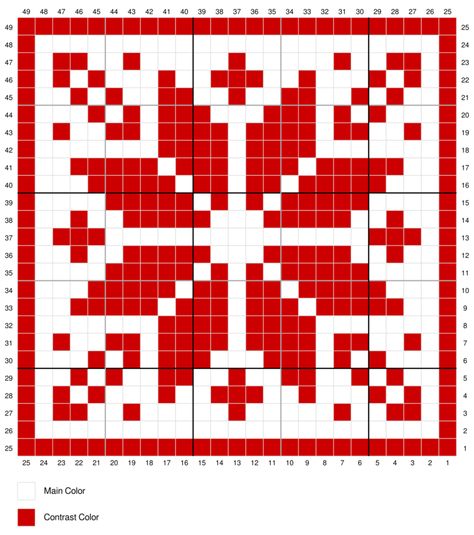 Free Nordic Star C2C Crochet Blanket Square | Crochet Christmas Afghan Crochet Along — Juniper & Oakes Nordic Pixel Art, Norwegian Crochet, Nordic Cross Stitch, Crochet Borders For Blankets, Crochet Christmas Patterns, Crochet Along, Free Crochet Blanket Patterns, Nordic Star, Stitch Fiddle