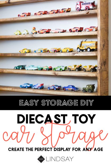 Hot Wheels Display Shelf, Hot Wheels Shelf Diy, Diy Hot Wheels Storage, Toy Car Shelf, Hot Wheels Storage Display, Cas Room, Hot Wheels Organization, Hot Wheels Shelf, Hot Wheels Diy