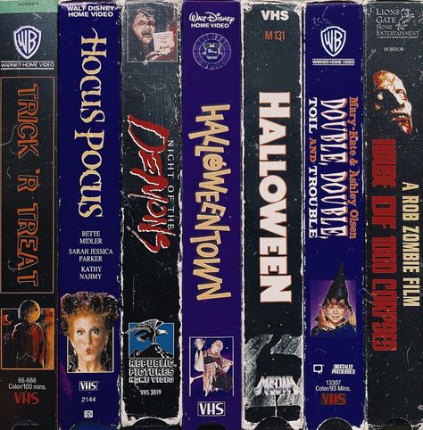 Halloween Movies • Horror VHS Tapes • 90s Nostalgia • Physical Media Happy 99, Rob Zombie Film, Horror Vhs, Kathy Najimy, Pumpkin Scented Candles, The Lost Boys 1987, Vhs Box, Movies Horror, Physical Media