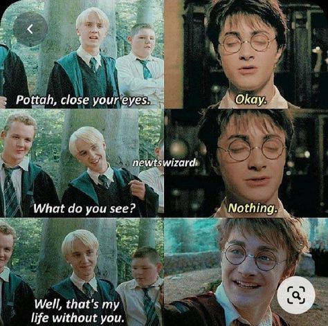 Citate Harry Potter, Drarry Fanart, Funny Harry Potter Jokes, Harry Draco, Gay Harry Potter, Harry Potter Puns, Images Harry Potter, Harry Potter Comics, Harry Potter Ships