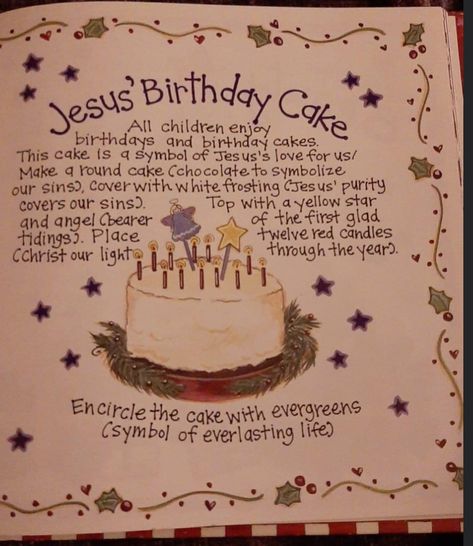 Birthday Party For Jesus Ideas, Birthday Cake For Jesus, Birthday Party For Jesus, Happy Birthday Jesus Cake, Jesus Birthday Cake, Jesus Cake, Happy Birthday Jesus Party, Jesus Birthday Party, Christmas Symbols