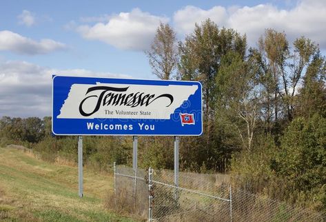 Tennessee, The Volunteer State. A roadside sign welcomes travelers to Tennessee, #Sponsored , #Ad, #SPONSORED, #Volunteer, #welcomes, #travelers, #State Roadside Signs, State Signs, Future Life, Welcome Sign, Tennessee, Photo Image, Editorial, Stock Photos, Technology