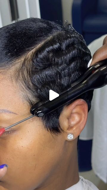 Hairstyles For Haircut, Pixie Weaves For Black Women, Pixie Hairstyles On Black Women, How To Do Pixie Haircut, Hair Accessories For Pixie Cut, Silk Press Natural Hair Short Pixie, Side Part Pixie Haircut Black Women, Ginger Pixie Cut Black Women, Short Wrap Hairstyles For Black Women