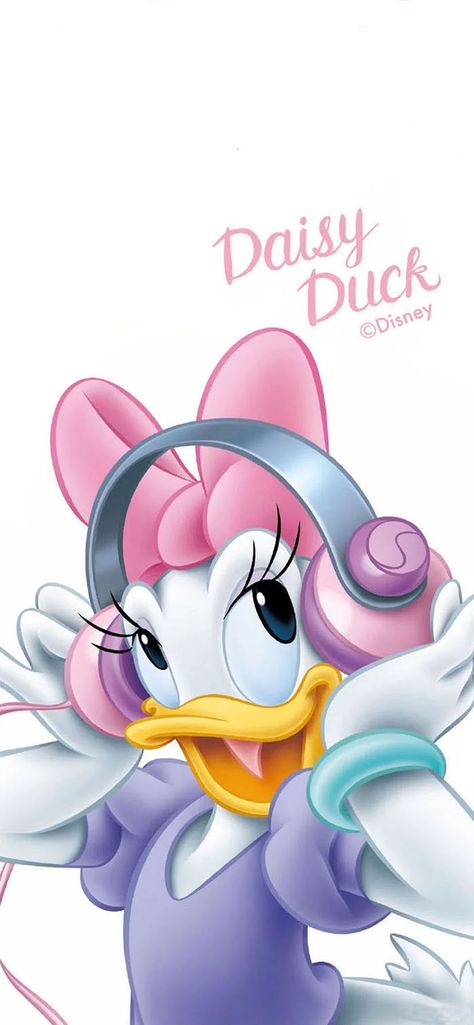 Daisy Duck Aesthetic, Daysi Duck, Wallpaper Mickey Mouse, Duck Aesthetic, Pata Daisy, Disney Silhouette Art, Rhinestone Designs Pattern, Duck Wallpaper, Minnie Mouse Images