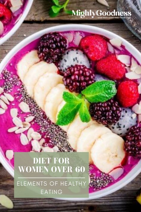 Dietary needs change with age, and here is a detailed look at what a diet for women over 60 should consist of to stay healthy and charged up. Here's a closer look at the ideal diet for women over 60 https://bit.ly/32BofPD How have you adjusted your diet to fit your bodily needs? Let us know in the comment section below! #DietForWomenOver60 #ElementsOfHealthyEating #WomenOver60Diet Healthy Food For Women Over 40, Best Diets For Women In 40s, Healthiest Diet For Women Over 40, Best Diet For Women In Their 40s, What Is The Best Diet For Women Over 50, Keto Board, Diets For Women, Best Diet Plan, Good Spirits