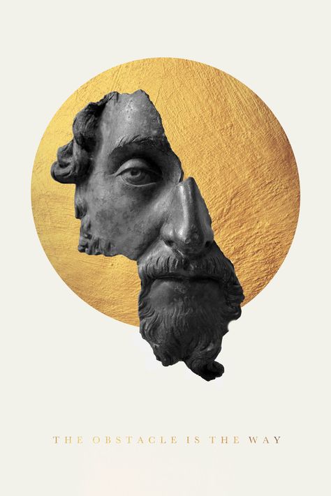 Marcus Aurelius Wallpaper, Philosopher Aesthetic, Treehouse Aesthetic, Marcus Aurelius Art, Meditations Marcus Aurelius, Stoicism Art, Collage Wall Prints, The Obstacle Is The Way, Stoic Art