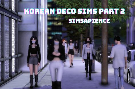 Deco Sims, Sims 4 Cas Mods, The Sims 4 Skin, Play Sims 4, Sims 4 Anime, Korean Picture, The Sims 4 Packs, Sims 4 Cc Makeup, Play Sims