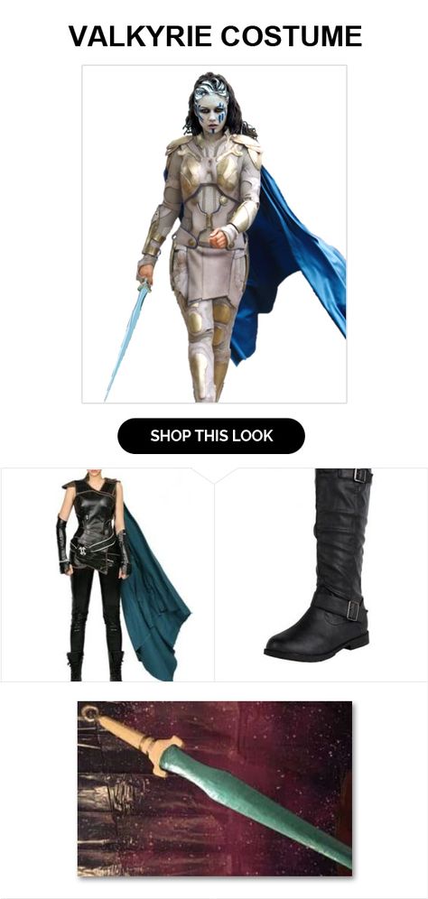 Valkyrie Costume Infographic Valkyrie Costume, Ragnarok Valkyrie, Costume Guide, Costume Shop, The Team, Thor, Fictional Characters