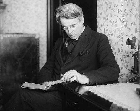 Yeats’s “Second Coming”—Our Most Thoroughly Pillaged Poem Modern Poetry, Man Reading, William Butler Yeats, People Reading, Writers And Poets, Book Writer, Book Nooks, Favorite Authors, I Love Books