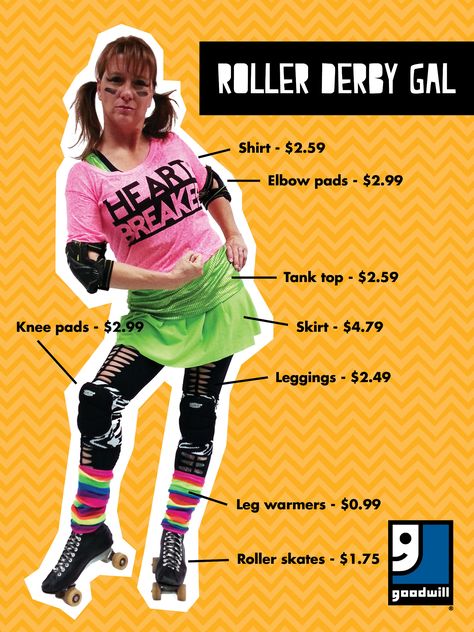 Roller Derby Costume Halloween, Zombie Roller Skater Costume, Roller Derby Outfits, Roller Derby Costume, Roller Derby Girls, Derby Outfits, Derby Girl, Roller Skaters, Roller Girl