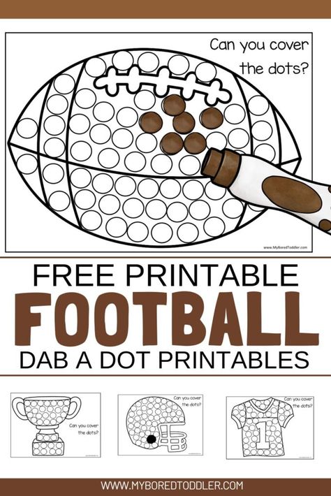 Football Crafts Kids, Sports Crafts For Kids, Sports Lesson Plans, Super Bowl Activities, Football Activity, Sports Crafts, Toddler Football, Football Crafts, Fun Activities For Toddlers