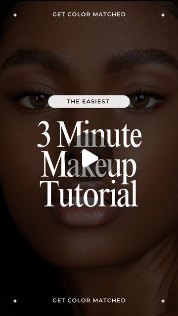 Eboni Hall 💋 Beauty Coach for Busy Women on Instagram: "If you only have 3 Minutes to do makeup, watch this video 👆🏾Want to get Color Matched?! Comment “I’m Ready” below 👇🏾  #easymakeup #fastmakeup #howtodomakeup #stepbystepmakeup #makeuptutorial #beautyroutine #beautytips #selfies #atlantamua #atlmua #feminineenergy #femininity #busy #foundation #concealer #contour #womeninpower #successfulwomen #atlantahousewives #power #makeupforwomenofcolor #morningroutine #makeupforbeginners #womenover30 #makeuptutorial #glow #treatyourself #2024" Steps To Makeup Application, Soft Glam Step By Step, 3 Step Makeup Routine, How To Do Make Up Like A Pro, Make Up For Beginners Ideas, Applying Makeup Step By Step, Makeup Looks No Foundation, Steps To Applying Makeup, How To Apply Makeup Step By Step