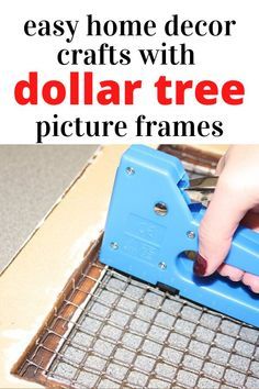 Dollar Tree Picture Frames, Decorate Picture Frames, Dollar Tree Home Decor Ideas, Chicken Wire Picture Frame, Decorate On A Budget, Dt Crafts, Decorating On A Dime, Old Picture Frames, Rustic Lanterns