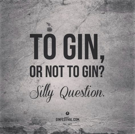 Gin Funny Quotes, Gin Quotes, Wine Jokes, Alcohol Quotes, Gin Tasting, Gin Bar, Serious Quotes, Silly Questions, Crazy Quotes