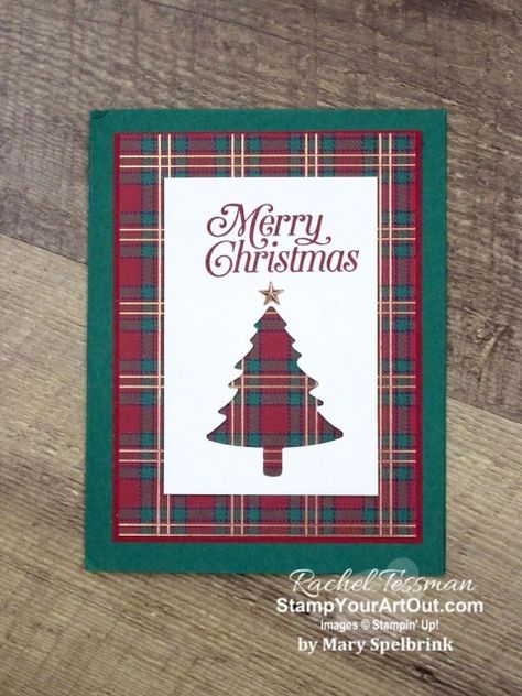 Stampin Up Weihnachten, Christmas Card Display, Handmade Christmas Cards, Happy Kwanzaa, Stamped Christmas Cards, Simple Christmas Cards, Christmas Card Inspiration, Homemade Christmas Cards, Stampin Up Christmas Cards