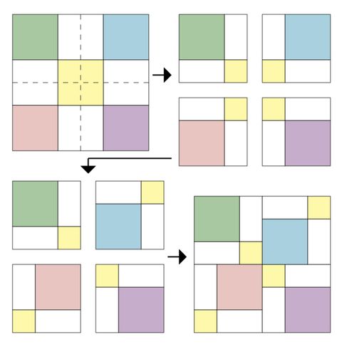 Scrap Blocks, Disappearing Blocks, Colchas Quilting, Disappearing Nine Patch, Granny Square Quilt, Quilt Blocks Easy, Modern Quilt Blocks, 9 Patch Quilt, Basic Quilt