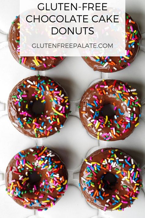 Gluten Free Donuts Baked, Gluten Free Donut Recipe, Gluten Free Doughnuts, Flax Meal, Baked Donut Recipes, Gluten Free Chocolate Cake, Chocolate Glazed Donuts, Gluten Free Chocolate Chip Cookies, Gluten Free Donuts