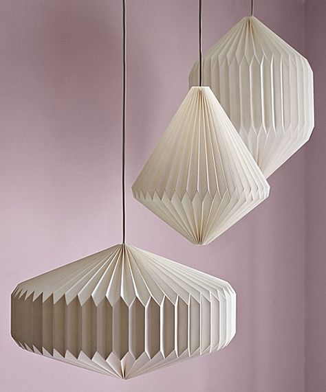 Origami Lamps. #lamps #origami #lighting