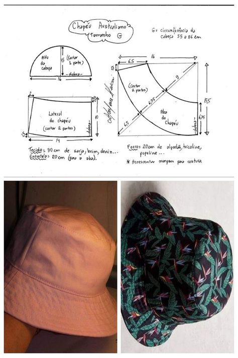 Pola Topi, Make A Hat, Bucket Hat Pattern, Sewing Hats, Hat Patterns To Sew, Village Photography, Sew Ins, Trendy Sewing, Couture Sewing Techniques