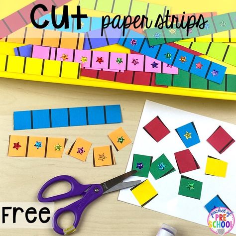 Free Hair Salon Scissor Practice, Glue Stick Practice Preschool, Glue Stick Practice Worksheet, Teaching Scissor Skills Preschool, Glue Practice Preschool, Scissor Activities For Preschool, Scissor Skills Activities, Scissor Activities, Scissor Skills Preschool