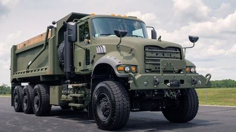 Mack Defense Delivers M917A3 Heavy Dump Trucks to U.S. Army | OEM Off-Highway Mack Dump Truck, Two Door Jeep Wrangler, Army Reserve, Military News, Mack Trucks, Work Gear, Heavy Duty Truck, Army Vehicles, Dump Trucks