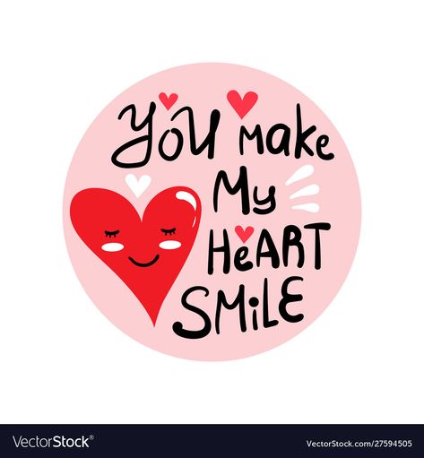 You Make My Heart Happy, Love You Stickers, You Make My Heart Smile, Valentine Stickers, Heart Day, Scrapbook Stickers Printable, Cute Love Cartoons, Birthday Stickers, Love Stickers