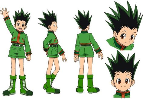 Portrait et Présentation ~ Gon Freecss ~ Hunter X Hunter ~ [MangAnime] Character Reference Sheet, Gon Freecss, Anime Hunter, Animation Character, Hxh Characters, Character Model Sheet, Hunter Anime, Character Sheet, 영감을 주는 캐릭터