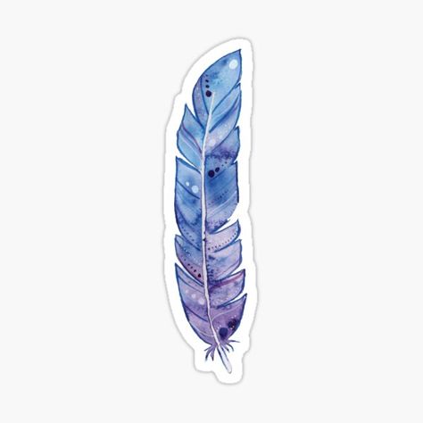 Feather Stickers, Decals Stickers, Sticker Design, Decorate Laptops, Independent Artist, Vinyl Decal Stickers, Kiss Cut, Vinyl Decal, Unique Designs