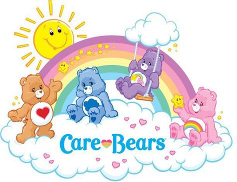 Care Bears Logo Care Bears Birthday Party, Care Bears Vintage, Care Bear Party, Care Bear Birthday, The Care Bears, Care Bears Cousins, Bear Theme, Bear Pictures, Bear Logo