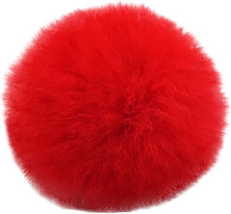 Pom Pom Diy, Red Pom Poms, Wonder Pets, Pom Pom Balls, Pom Pon, Diy Pom Poms, Large Knitting, Red Fur, Red Ball