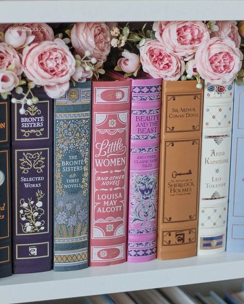 Classic Book Spines, Beautiful Book Spines, Pretty Book Spines, Special Edition Books Covers, Leatherbound Classics, Classical Books, Bookshelf Inspo, Canterbury Classics, Special Edition Books