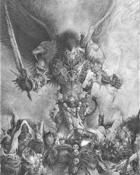 Marbas Demon, Demon Prince, Chaos Daemons, Warhammer 40k Memes, Warhammer Art, Demon Art, Demon King, Dark Angel, Angels And Demons