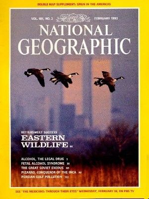 National Geographic Magazine Back Issue February 1992 Great Soviet Exodus with Map Vol.​181. No. 2https://www.ebluejay.com/Ads/item/3347441 National Geographic Cover, Stock Keeping Unit, Fetal Alcohol, National Geographic Photographers, National Geographic Magazine, Ancient Mysteries, Vintage Magazines, Vintage Magazine, Big Canvas